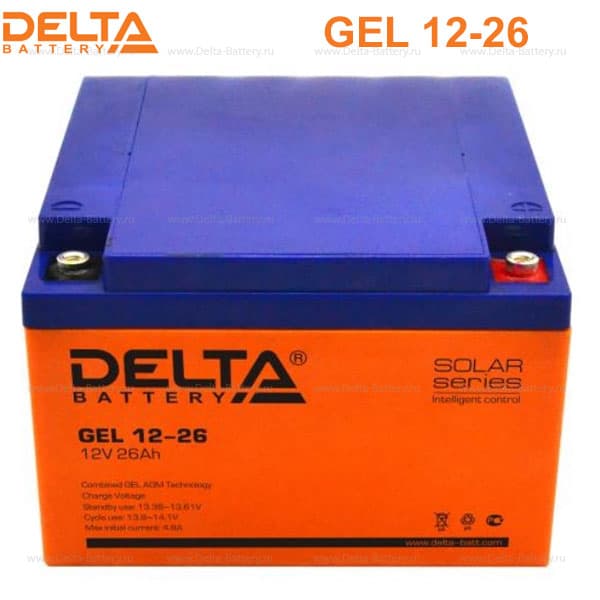 Аккумуляторная батарея Delta GEL 12-26 в Арсеньеве