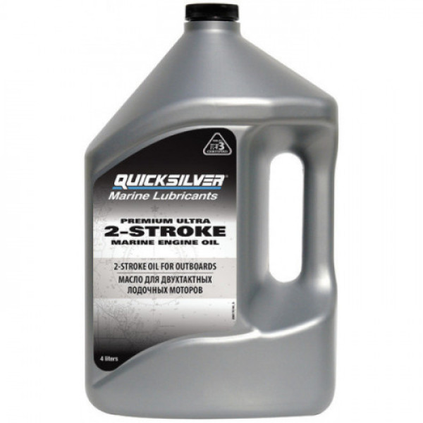 Масло Quicksilver 2-stroke Premium Ultra TCW3 4л 92-8M0170005 в Арсеньеве